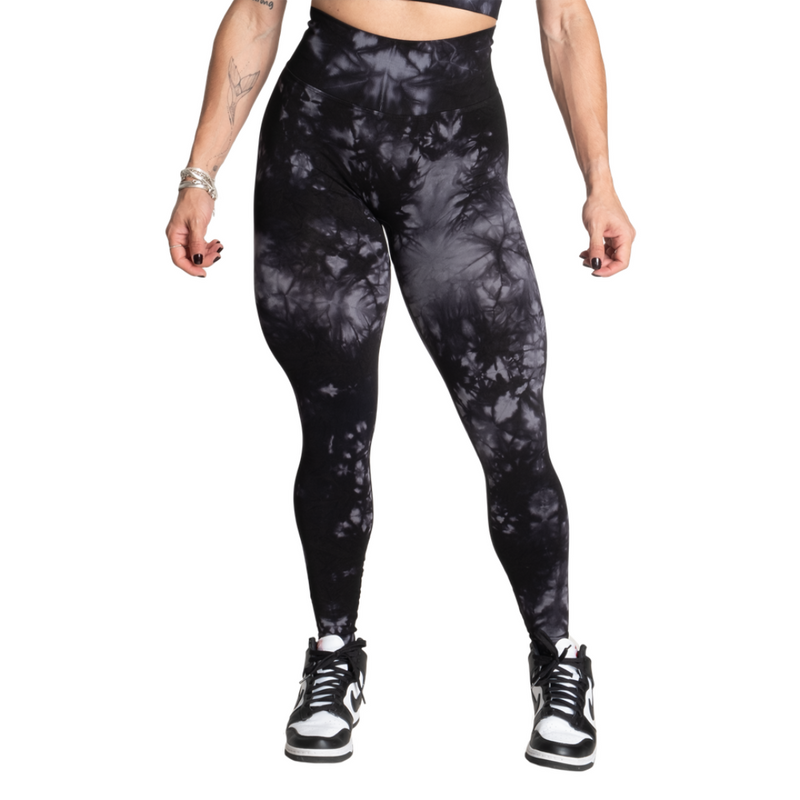 Entice Scrunch Leggings, Black Tie Dye-Naisten trikoot ja leggingsit-Better Bodies-S-Aminopörssi