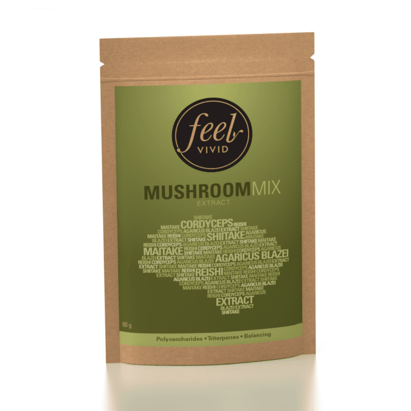 Mushroom mix uute, 60 g-Sienituote-Feel Vivid-Aminopörssi