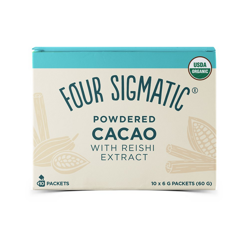 Mushroom Cacao mix, Reishi, 10 pussia-Sienituote-Four Sigma Foods-Aminopörssi