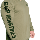 GASP Throwback LS Tee Vihreä-Miesten pitkähihaiset-GASP-S-Aminopörssi