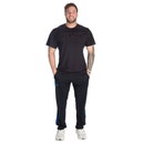 GASP 2-Stripe Standard Mesh Pants Black/Blue-Miesten housut-GASP-S-Aminopörssi