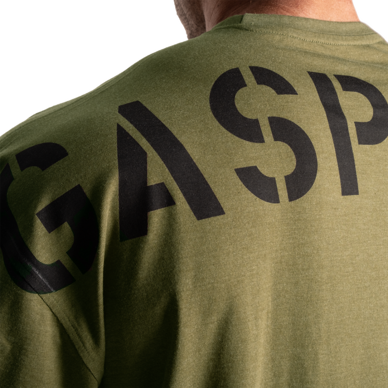 Division Tee, Army Green-Miesten T-paita-GASP-M-Aminopörssi