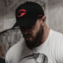GASP Baseball Cap, Black / Red-Päähineet-GASP-L/XL-Aminopörssi