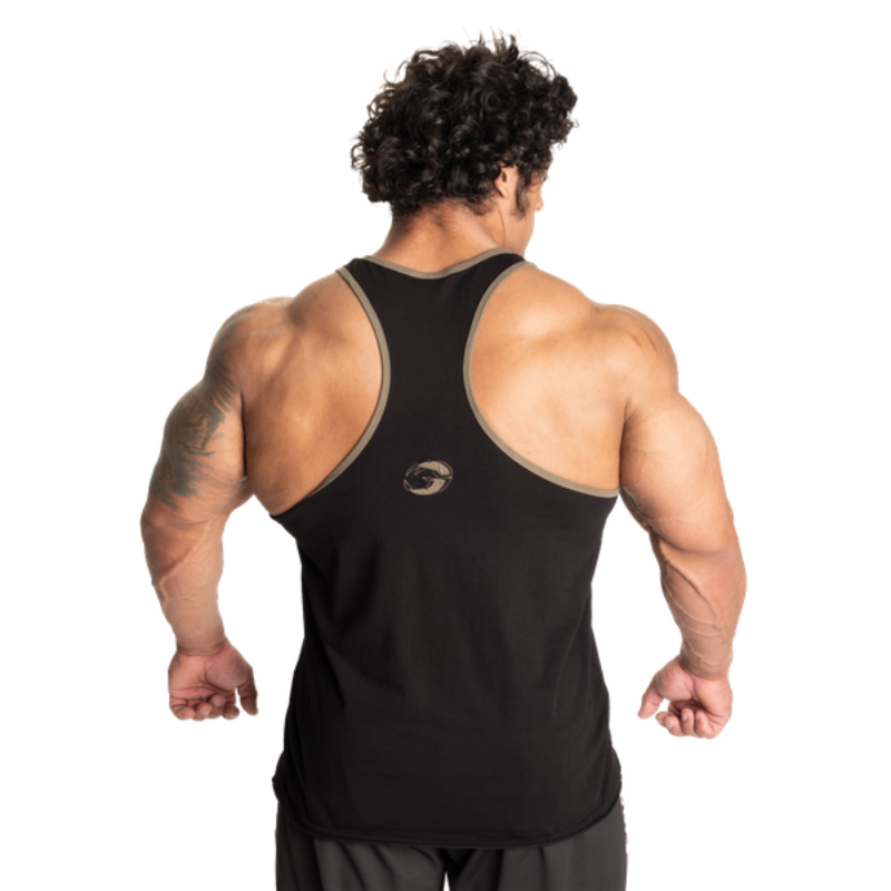 GASP Vintage T-back, Black/Green-Miesten hihattomat paidat-GASP-S-Aminopörssi