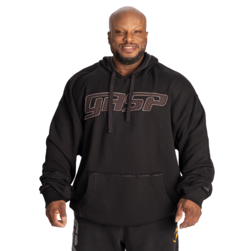 GASP Hood Sweater Black/Gray-Miesten hupparit ja pitkähihaiset-GASP-M-Aminopörssi