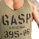 GASP Original Stinger Washed Green-Miesten hihattomat paidat-GASP-S-Aminopörssi