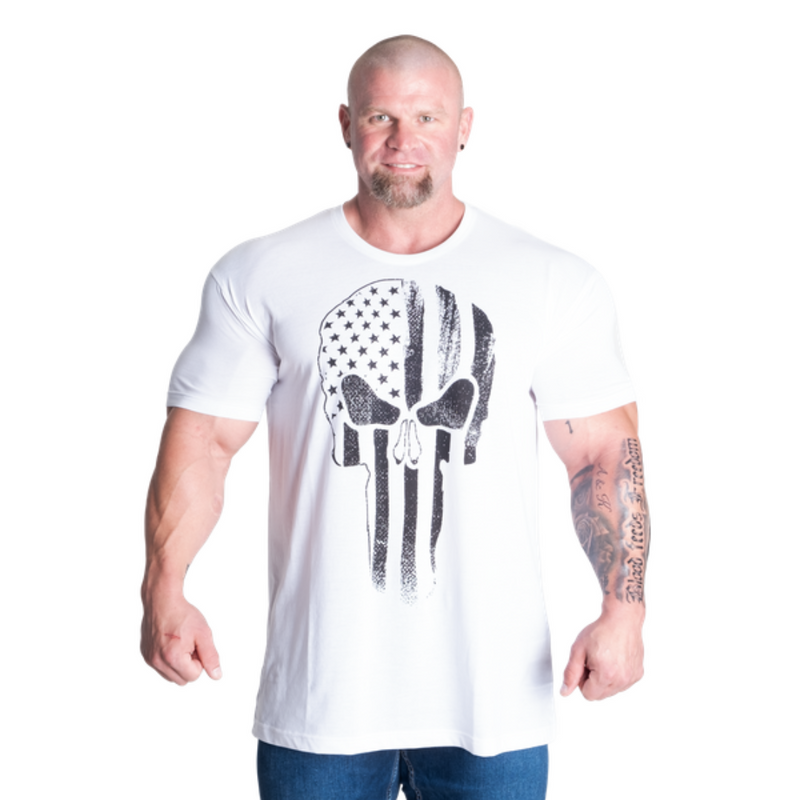 Skull Standard Tee, white-Miesten T-paita-GASP-M-Aminopörssi