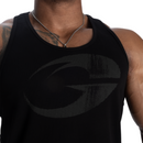 GASP Rib Essential T-back Black-Miesten hihattomat paidat-GASP-S-Aminopörssi