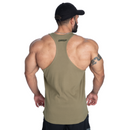 GASP Rib Essential T-back Washed Green-Miesten hihattomat paidat-GASP-S-Aminopörssi