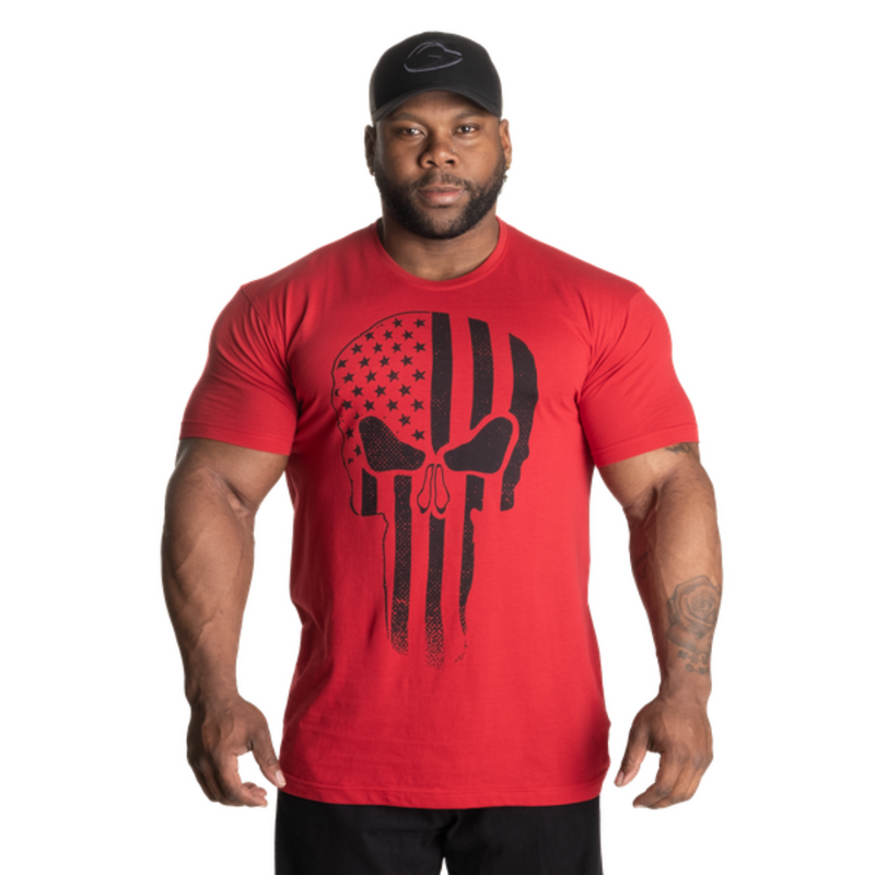 Skull Standard Tee, red-Miesten T-paita-GASP-M-Aminopörssi