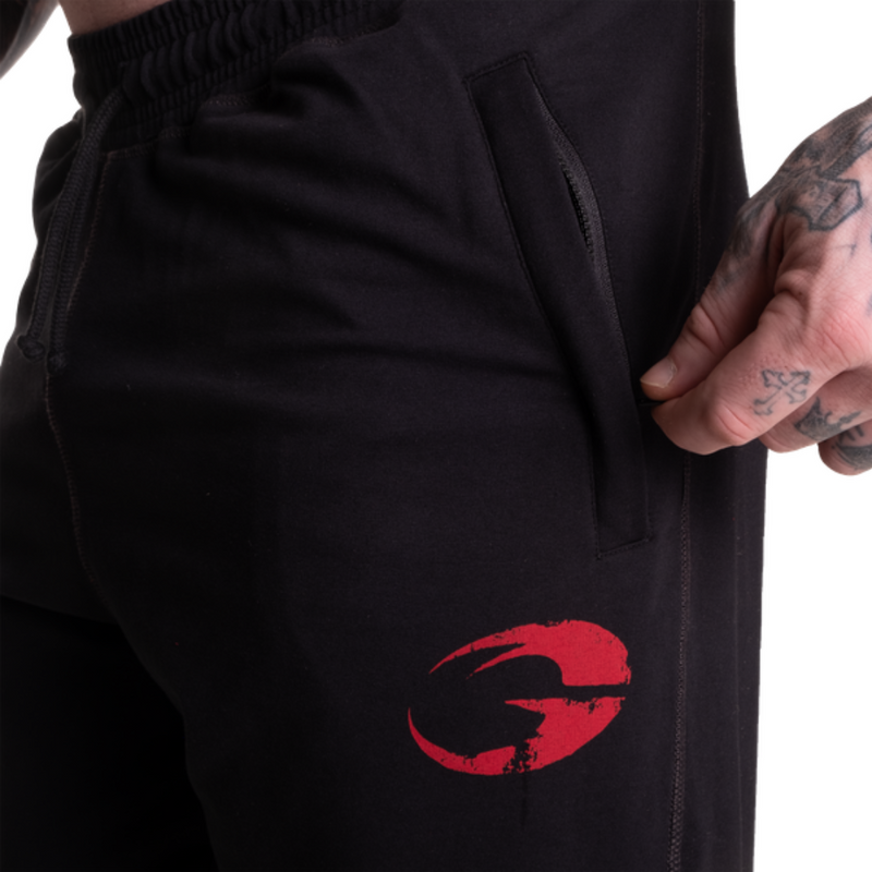 GASP Vintage Sweatpants Black /Red-Miesten housut-GASP-M-Aminopörssi