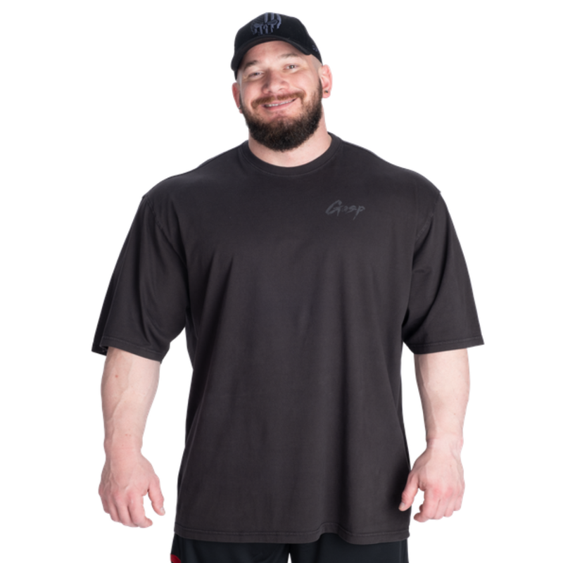 GASP Washed Iron Tee, Black-Miesten T-paita-GASP-M-Aminopörssi