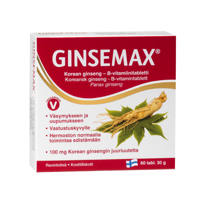 Ginsemax 60 tabl-Ginseng-Hankintatukku-Aminopörssi