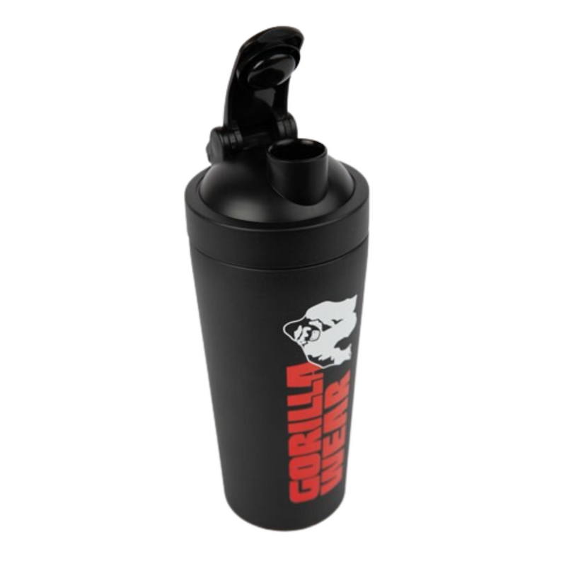 Metal Shaker, 740ml Black-Teräspullo-Gorilla Wear-Aminopörssi