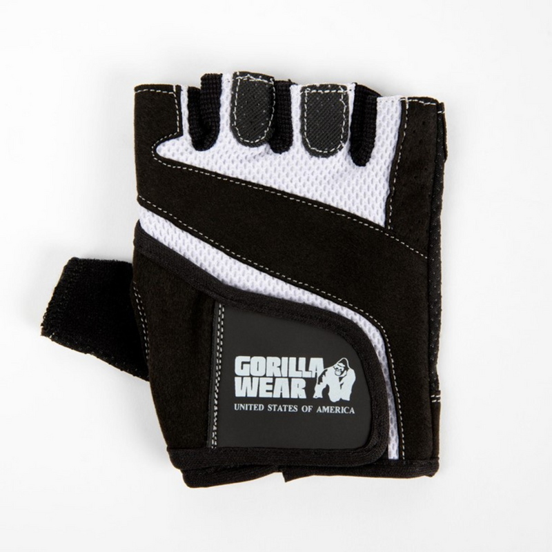 Women's Fitness Gloves, black/white-Treenihanska-Gorilla Wear-S-Aminopörssi