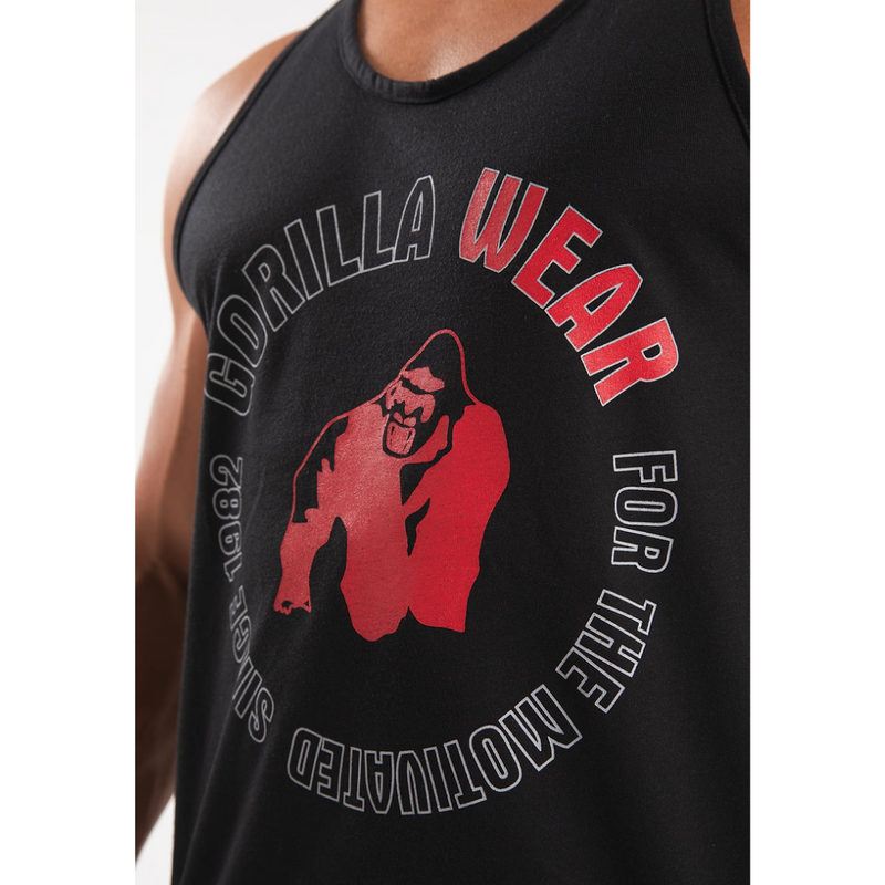 Lafayette Tank Top Black-Miesten hihattomat paidat-Gorilla Wear-M-Aminopörssi