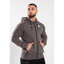 Georgia Zipped Hoodie, Gray-Miesten hupparit ja pitkähihaiset-Gorilla Wear-M-Aminopörssi