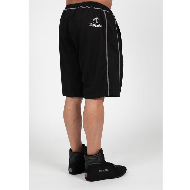 Gorilla Wear Marlow Mesh Shorts Black/Gray-Miesten shortsit-Gorilla Wear-S/M-Aminopörssi