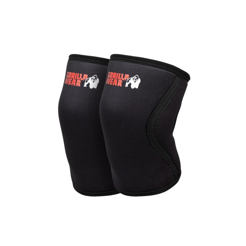 5MM Knee Sleeves - Black (pari)-Polvituki-Gorilla Wear-S-Aminopörssi