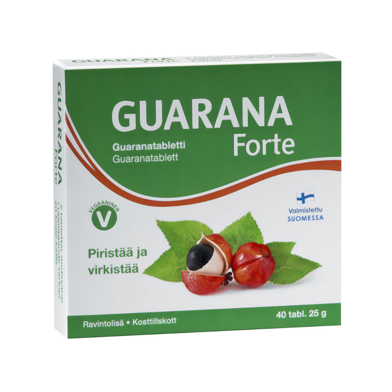 Guarana Forte, 40 tabl.-Guarana-Hankintatukku-Aminopörssi