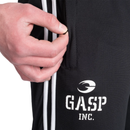 GASP 2-Stripe Standard Mesh Pants, Black / White-Miesten housut-GASP-S-Aminopörssi