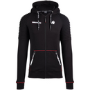 Georgia Zipped Hoodie, Black-Miesten hupparit ja pitkähihaiset-Gorilla Wear-M-Aminopörssi