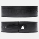 Gorilla Wear 4 Inch Carbon Leather Lever Belt - Black-Nostovyö-Gorilla Wear-S-Aminopörssi