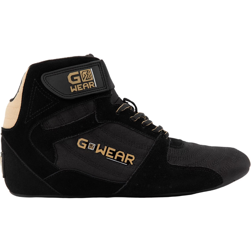 Pro High Tops - Black/Gold-Miesten kengät-Gorilla Wear-41-Aminopörssi