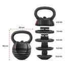 Gymstick Quick-Lock kettlebell 13,5kg-Kahvakuula-Gymstick-Aminopörssi
