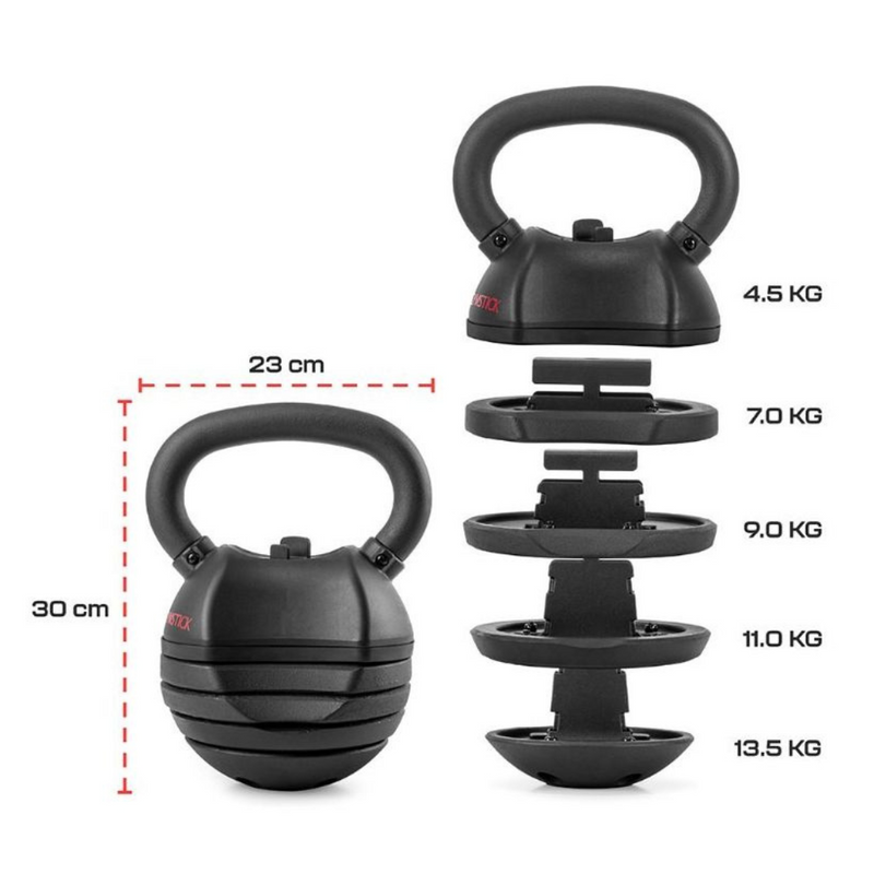 Gymstick Quick-Lock kettlebell 13,5kg-Kahvakuula-Gymstick-Aminopörssi