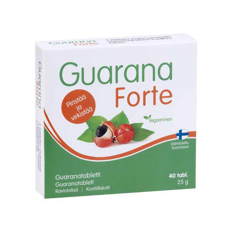 Hankintatukku Guarana Forte, 40 tabl.-Guarana-Hankintatukku-Aminopörssi