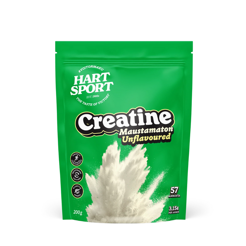 Hart-Sport Kreatiini 200 g-Kreatiini-Hart-Sport-Maustamaton-Aminopörssi