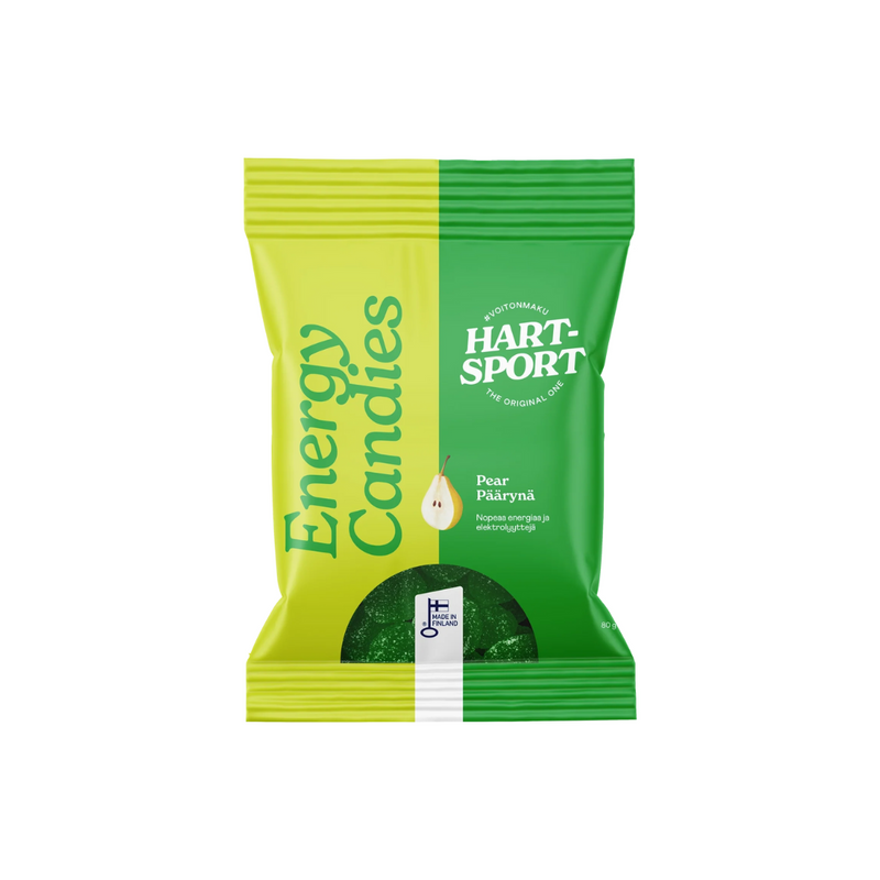 Hart-Sport Energiakarkit, 80 g-Energiakarkki-Hart-Sport-Päärynä-Aminopörssi