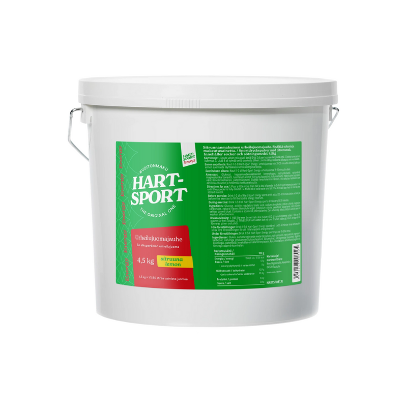 Hart-Sport Energy urheilujuomasanko, 4,5 kg-Urheilujuoma-Hart-Sport-Sitruuna-Aminopörssi