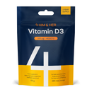 4HIM&HER Vitamin D3 100µg, 365tabl.-D-vitamiini-4HIM 4HER-Aminopörssi