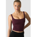 ICIW Smooth Seamless 2in1 Tank Dark Mahogany-Naisten urheiluliivit-ICANIWILL-XS-Aminopörssi