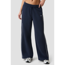 ICIW Contrast Straight Leg Pants Midnight Blue-Naisten housut-ICANIWILL-S-Aminopörssi