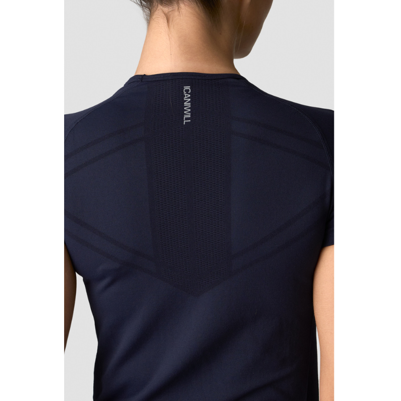 ICIW Define Seamless T-shirt High Neck Navy-Naisten t-paita-ICANIWILL-XS-Aminopörssi