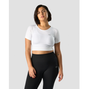 ICIW Define Seamless Cropped T-shirt White-Naisten lyhythihaiset ja topit-ICANIWILL-XS-Aminopörssi