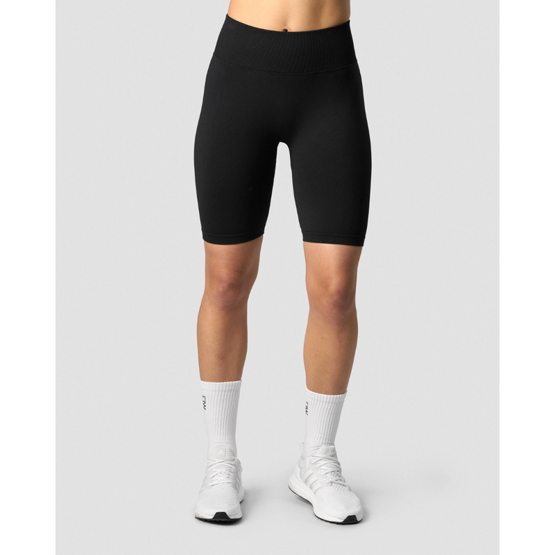 Define Seamless V-Shape Biker Shorts, Black-Naisten shortsit-ICANIWILL-XS-Aminopörssi