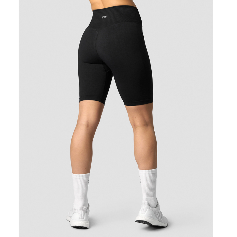 Define Seamless V-Shape Biker Shorts, Black-Naisten shortsit-ICANIWILL-XS-Aminopörssi