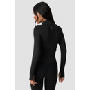 ICIW Define Seamless Zip Long sleeve W Black-Naisten pitkähihaiset ja hupparit-ICANIWILL-XS-Aminopörssi