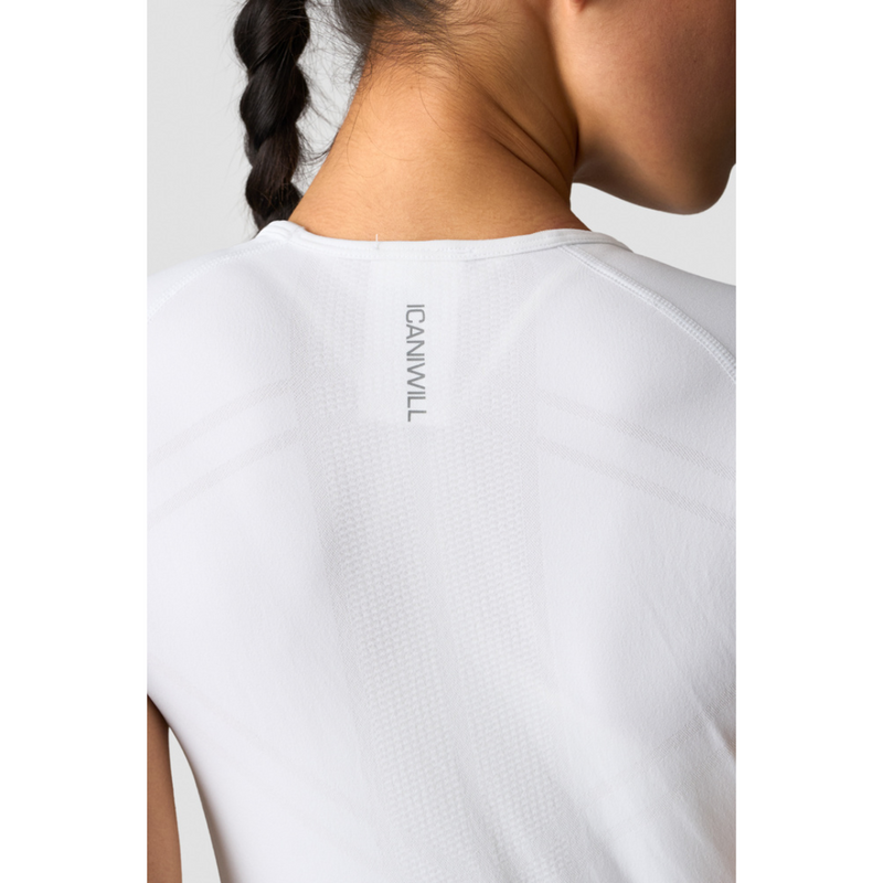 ICIW Define Seamless t-shirt white-Naisten lyhythihaiset ja topit-ICANIWILL-XS-Aminopörssi