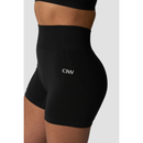ICIW Smooth Seamless Midi Shorts Black-Naisten shortsit-ICANIWILL-XS-Aminopörssi
