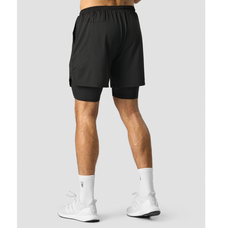 Stride 2-in-1 Shorts Men Black-Miesten shortsit-ICANIWILL-S-Aminopörssi