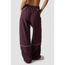 ICIW Contrast Track Pants W, Dark Burgundy