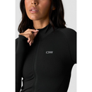 ICIW Define Seamless Zip Long sleeve W Black-Naisten pitkähihaiset ja hupparit-ICANIWILL-XS-Aminopörssi
