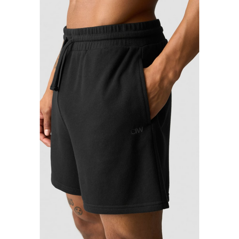 ICIW Everyday Sweat Shorts Black-Miesten shortsit-ICANIWILL-S-Aminopörssi
