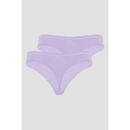 ICIW Everyday Seamless Thong, 2-pack Lavender-Naisten alusasut-ICANIWILL-XS-Aminopörssi