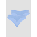 ICIW Everyday Seamless Thong, 2-pack Soft Blue-Naisten alusasut-ICANIWILL-XS-Aminopörssi